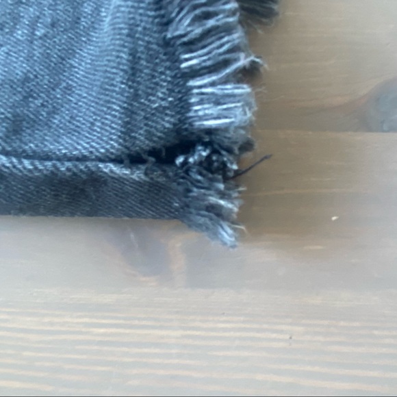 BLACK DENIM MINI SKIRT - Picture 11 of 12